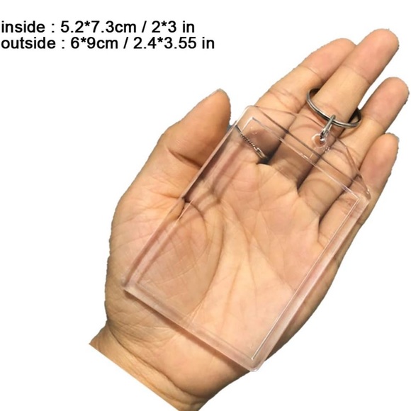 20 Snap-in Custom Photo Insert Keychains - Picture 1 of 4